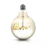 5W LED G125 Żarówka LED Filament / Klosz Bursztynowy / Barwa:2200K / Trzonek:E27