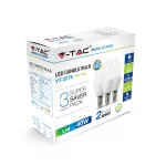5.5W C35 Żarówka LED / Barwa:2700K / Opakowanie: 3szt. / Trzonek:E14