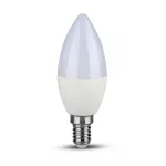 5.5W C37 Żarówka LED / Chip SAMSUNG / Barwa:4000K / Trzonek:E14