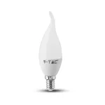 5.5W CF37 Żarówka LED / Klosz - płomień / Chip SAMSUNG / Barwa:3000K / Trzonek:E14