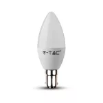 5.5W C35 Żarówka LED / Chip SAMSUNG / Barwa:3000K / Ściemniana / Trzonek:B15