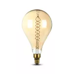 8W A165 Żarówka LED Filament / Barwa:2000K / Ściemniana / Trzonek:E27