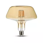 8W T180 Żarówka LED Filament / Klosz Bursztynowy / Barwa:2200K / Trzonek:E27