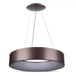 D 30W Lampa Wisząca LED / Barwa:3000K / Brązowy / Ściemniana