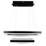 D 115W Lampa Wisząca LED / Barwa:3000K/ Ściemniana / Czarny