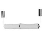 32W Lampa Wisząca LED / Klosz: Mleczny / Ściemniana / Barwa:3000K / Biały