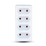 Rozgałęźnik 4x2.5A / Biały