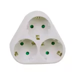 Rozgałęźnik 3x10/16A 250V / Biały