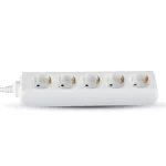 Przedłużacz mieszkaniowy 5 GN. / 3x1.5 G. X 3M / Biały