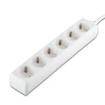 Przedłużacz mieszkaniowy 6 GN. / 3x1.5 G. X 1.5M / Biały