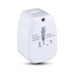 Uniwersalny adapter podróżny z zabezpieczeniem przeciwprzepięciowym