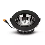 30W Reflektor COB Downlight / Chip SAMSUNG / Barwa:6400K / Obudowa: Czarna