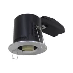 Oprawa wpuszczana downlight GU10 / Ognioodporność min: 30-60-90 / Źródło zamykane pierścieniem / Chrom