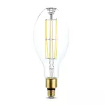 24W LED ED120 Żarówka LED Filament / Klosz Transparentny / Barwa:4000K / Skuteczność: 160lm/W / Trzonek:E27