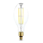 24W LED ED120 Żarówka LED Filament / Klosz Transparentny / Barwa:6400K / Skuteczność: 160lm/W / Trzonek:E27