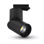 20W LED Tracklight/ Barwa:5000K / Obudowa: Czarna / Okrągły
