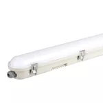 48W Lampa hermetyczna 150cm/ Chip Samsung / Moduł awaryjny 3H /Klosz Mleczny / Klipsy: stal nierdzewny / Barwa:6400K