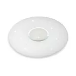 20W/40W/20W Dekoracyjny plafon LED / Barwa: 3w1 / Ściemniany / Klosz z efektem diamentu