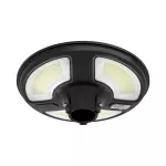 7.5W Ogrodowa Lampa Solarna z czujnikiem ruchu / Barwa:6500K / Obudowa: Czarna