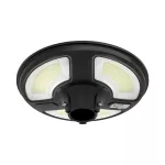 10W Ogrodowa Lampa Solarna z czujnikiem ruchu / Barwa:6500K / Obudowa: Czarna