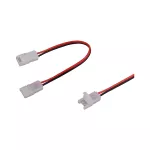 Złączka do taśm LED 8mm / dwustronna z przewodem / IP20