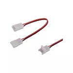 Złączka do taśm LED 1mm / dwustronna z przewodem / IP20