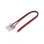 Złączka do taśm LED COB 8mm / zasilająca z przewodem / IP2