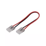 Złączka do taśm LED COB 8mm / kątowa z przewodem / IP2