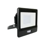 30W Naświetlacz LED SMD z czujnikiem ruchu i mufą kablową / Chip SAMSUNG / Barwa:6500K / Obudowa: Czarna