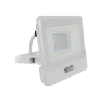 20W Naświetlacz LED SMD z czujnikiem ruchu / Chip SAMSUNG / Przewód: 1m / Barwa:6500K / Obudowa: Biała