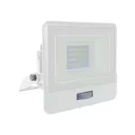 20W Naświetlacz LED SMD z czujnikiem ruchu i mufą kablową / Chip SAMSUNG / Barwa:3000K / Obudowa: Białą