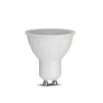 6W GU10 Żarówka LED / Chip SAMSUNG / Barwa:6400K / Kąt 38' / Ściemniana / Trzonek:GU10