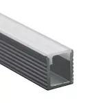 Profil Aluminiowy do paska LED na powierzchniowy / 2000mmx7.8mmx9mm / Klosz: Mleczny / Kolor: Aluminium