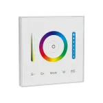 Naścienny sterownik WiFi do paska LED CCT, RGB, RGB+W / Obudowa: Biała
