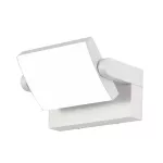 17W Lampa ścienna LED / Barwa:4000K / Obudowa: Biała / Kwadratowa