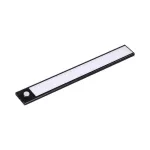 2.5W Oprawa pod szafkowa na baterie z czujnikiem ruchu 60cm / Barwa:3000K / IP20 / Obudowa: Czarna / Ładowanie USB
