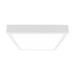 30W Plafon LED z mikrofalowym czujnikiem ruchu / Średnica: 420mm / Barwa:4000K / Klosz: Kwadratowy mleczny biała ramka / IP44