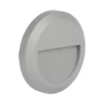 2W Oprawa Schodowa LED / Barwa:3000K / Obudowa: Szara / Okrągły