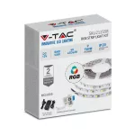 Zestaw Taśma LED z zasilaczem i sterownikiem / Barwa: RGB / IP20 / Rolka:5m