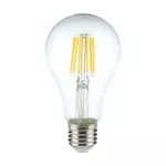 10W A60 Żarówka LED Filament / Klosz Transparentny /Barwa:3000K / Trzonek:E27