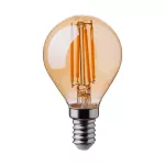 4W P45 Żarówka LED Filament / Klosz Bursztynowy / Barwa:2200K / Trzonek:E14