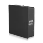 4W Lampa ścienna LED / Barwa:3000K / IP65 / Obudowa: Czarna / Kwadratowa