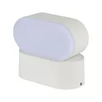 5W Lampa ścienna LED / Barwa:4000K / Obudowa: Biała