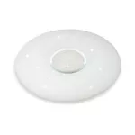 20W/40W/20W Dekoracyjny plafon LED / Barwa: 3w1 / Ściemniany / Klosz z efektem diamentu