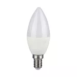 4.8W C35 Żarówka LED sterowana pilotem / Barwa:RGB+4000K / Ściemniana / Trzonek:E14