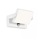 17W Lampa ścienna LED z czujnikiem ruchu / Barwa:4000K / Obudowa: Biała / Kwadratowa