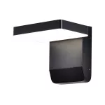 17W Lampa ścienna LED / Barwa:3000K / Obudowa: Czarna / Kwadratowa