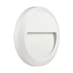 2W Oprawa Schodowa LED / Barwa:3000K / Obudowa: Biała / Okrągły