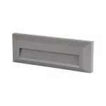 3W Oprawa Schodowa LED / Barwa:4000K / Obudowa: Szara / Kwadrat