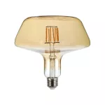 8W T180 Żarówka LED Filament / Klosz Bursztynowy / Barwa:1800K / Trzonek:E27